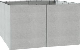 4 panouri laterale pentru foișor 3x4 m 352 x 205 cm | gri deschis č.1