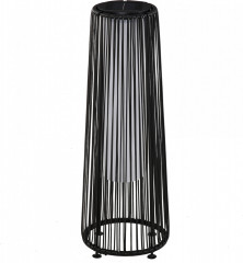 Lampă solară de grădină 21,5 x 21,5 x 61 cm | negru č.1