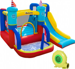 Castel gonflabil 265 x 260 x 200 cm | multicolor č.1