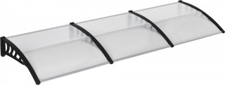 Copertină pentru ușa de intrare 303x96x27 cm | negru č.1