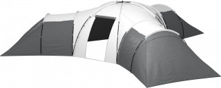Cort camping de familie pentru 6-9 persoane | gri č.1