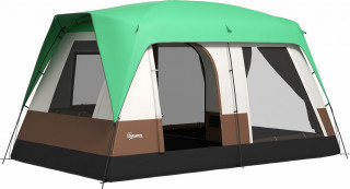 Cort de camping pentru 8 persoane 490 x 305 x 225 cm | verde č.2