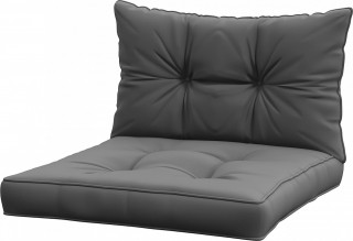 Set 2 perne pentru scaune de grădină 60x40x10 cm | gri închis č.1