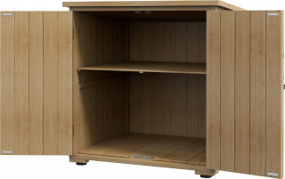 Dulap pentru unelte de grădină 77,5 x 88 x 90 cm | culoare naturală č.1