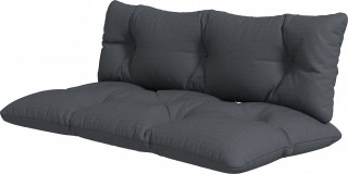 Set 2 perne pentru bancă de grădină | gri închis č.2