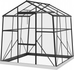 Sera din aluminiu 192 x 192 x 204 cm | negru č.1