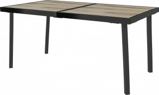 Masă de balcon pentru 6 persoane 145 x 85 cm | gri č.1