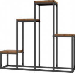 Suport pentru flori cu 4 niveluri 80 x 20 x 74 cm | maro deschis č.1