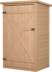 Dulap pentru unelte de grădină 75x56x115 cm | culoare naturală č.1