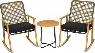 Set mobilier de grădină pentru 2 persoane | culoare naturală č.1