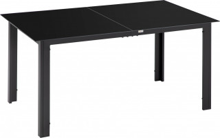 Masă de grădină pentru 6 persoane 150 x 90 x 74 cm | negru č.1