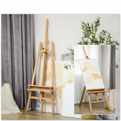 Suport pentru pânză până la 120 cm | culoare naturală č.1
