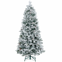 Brad artificial cu aspect înzăpezit | 180 cm č.1