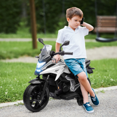 Motocicletă electrică pentru copii 3-6 ani | alb č.1