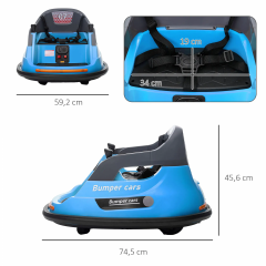 Vehicul electric fără pedale pentru copii 1,5 - 5 ani | albastru č.3