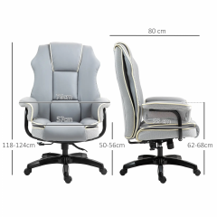 Scaun de birou ergonomic | gri deschis č.2