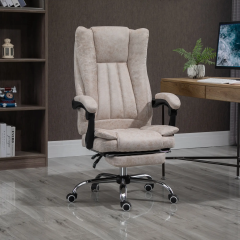 Scaun rotativ de birou 63x71x110-118 cm | bej, negru, argintiu č.1