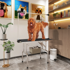 Masă de toaletare pentru tuns 107 x 60 x 170 cm | neagră