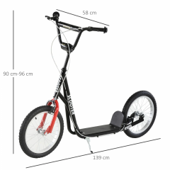 Trotinetă pentru copii 139 x 58 x 90-96 cm | albastru č.3