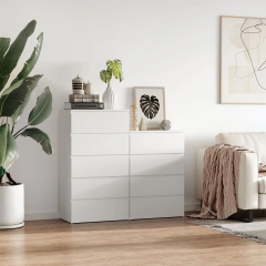 Dulap cu 4 sertare 55x33x80 cm | alb č.1