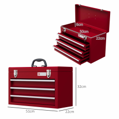 Geantă pentru unelte 51x22x32 cm | roșu č.3