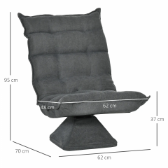 Scaun rotativ 62 x 70 x 95 cm | gri č.2