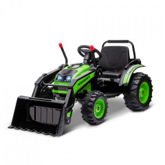 Excavator electric pentru copii, cu lopată | verde č.2