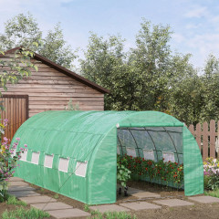 Solar de grădină cu folie 6x3x2 m | verde č.1