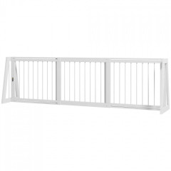 Barieră pentru câini, autoportantă 71-190 x 56 cm | alb č.2