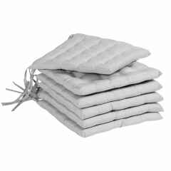 Perne pentru scaune 40 x 40 x 4 cm 6 bucăți | gri č.3