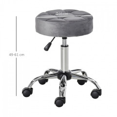 Scaun cu înălțime reglabilă 35x35x49-61 cm | gri č.3