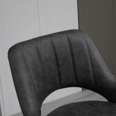 Scaune de bar 2 bucăți 44 x 49 x 90-110 cm | gri č.2
