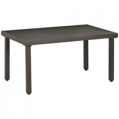 Masă de depozitare pentru grădină 91 x 51 x 46 cm | maro č.3