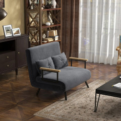 Canapea extensibilă 102 x 73 x 81 cm | gri închis č.1