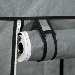 Dulap textil 102 x 42,5 x 162,5 cm | gri închis č.3