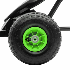 Motocart cu pedale pentru copii 121 x 58 x 61 cm | verde + negru č.3