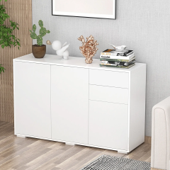 Dulap cu 2 sertare 117x36x74 cm | alb č.1