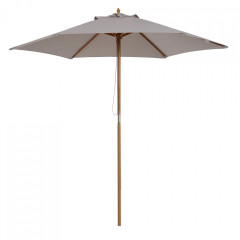 Umbrelă de grădină Ø2,5 x 2,3 m | gri č.3