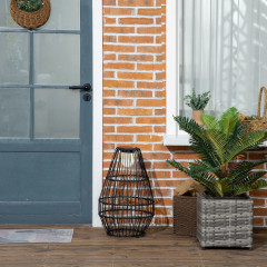 Lampă de grădină cu senzor de lumină 34 x 34 x 56 cm | negru č.1