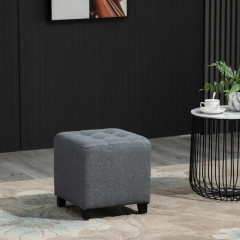 Taburet matlasat 35 x 35 x 35 cm | gri č.1