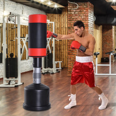 Suport pentru sac de box 158-186 cm | negru+roșu č.3