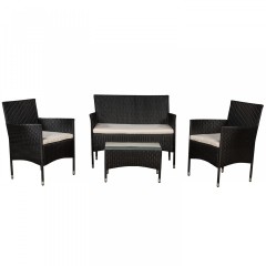 Set mobilier de grădină,  Fort Myers | negru č.3