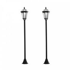 Set 2 lămpi solare de grădină | negru č.2
