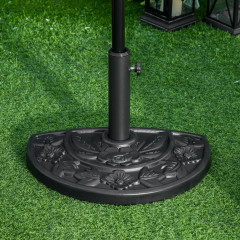 Suport pentru umbrelă de soare, pentru diametrul Ø35/38/48mm | negru č.1