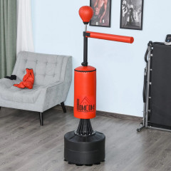 Suport pentru sac de box 88 x 50 x 160-230 cm | roșu č.1