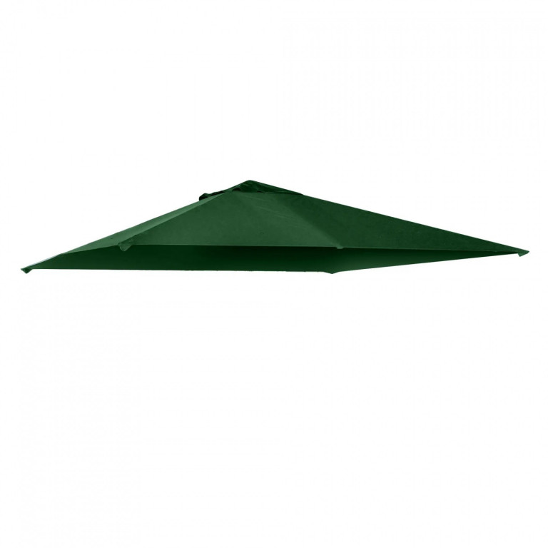 Acoperiș din poliester de rezervă pentru foișor 180 g/m² 3 x 3 m | verde