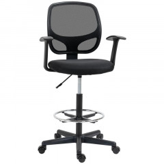 Scaun de birou ergonomic 60x56x110-132 cm | negru č.1