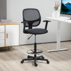 Scaun de birou ergonomic 60x56x110-132 cm | negru č.2