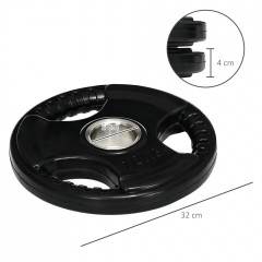 Gantere pentru antrenament 2x10 kg | negru č.3