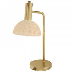 Veioză birou cu LED | bronz și culoare naturală č.1